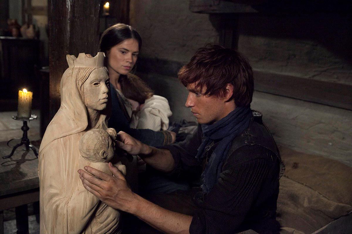 The Pillars of the Earth Sezon 1 Eddie Redmayne ve Hayley Atwell