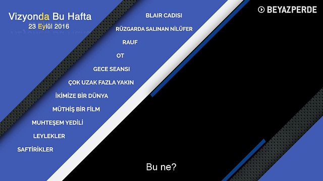 Beyazperde'de Bu Hafta (23-29 Eylül)