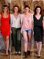 Talons aiguilles et bottes de paille görüntüsü