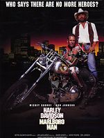 Harley Davidson ve Marlboro Adam posteri