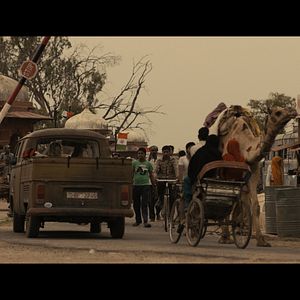 Fotoğraf Anochece en la India