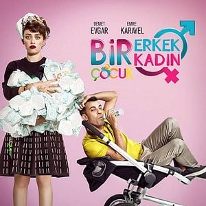 Fotoğraf Bir Erkek Bir Kadın İki Çocuk