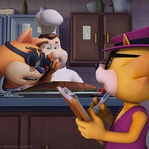 Fotoğraf Sevimli Kedi İş Başında 2