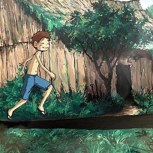 Fotoğraf O Caçador De Árvores Gigantes