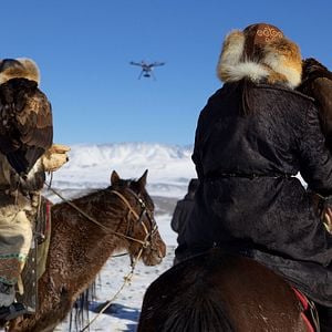 Fotoğraf Kartal Avcısı Kız