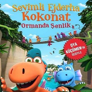Fotoğraf Sevimli Ejderha Kokonat: Ormanda Şenlik