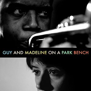 Fotoğraf Guy and Madeline on a Park Bench