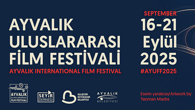 Ayvalık Uluslararası Film Festivali Gösterimlerine Paneller, Söyleşiler ve Özel Etkinlikler Eşlik Edecek haber görseli