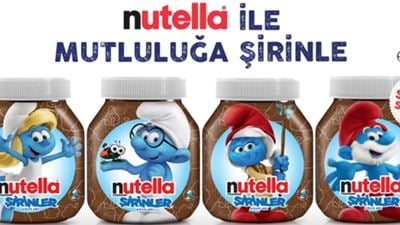 En Çok Sevilen Şirinler Karakterleri Şimdi Nutella Kavanozlarında!