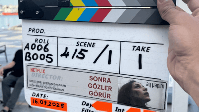 Ece Yörenç'in Yeni Netflix Dizisi "Sonra Gözler Görür" Sete Çıktı haber görseli