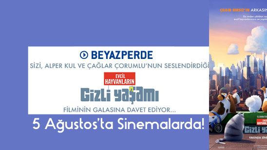 Evcil Hayvanların Gizli Yaşamı'nın Galasına Katılma Şansı! haber görseli