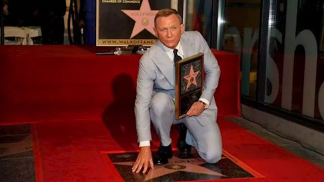 Daniel Craig'in İsmi "Walk of Fame'de!