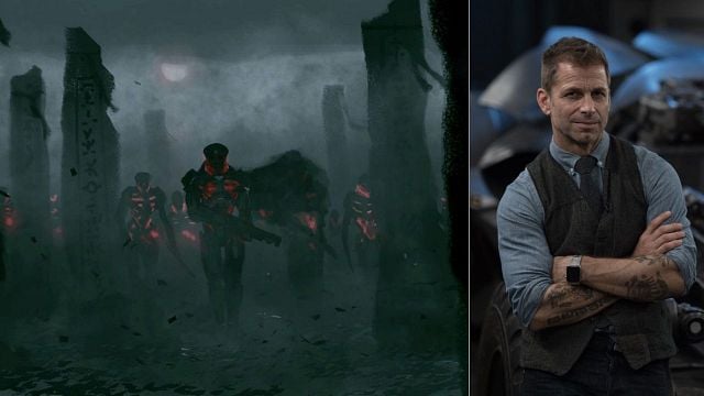 Zack Snyder, Yeni Filmi "Rebel Moon"dan Konsept Çizim Paylaştı haber görseli