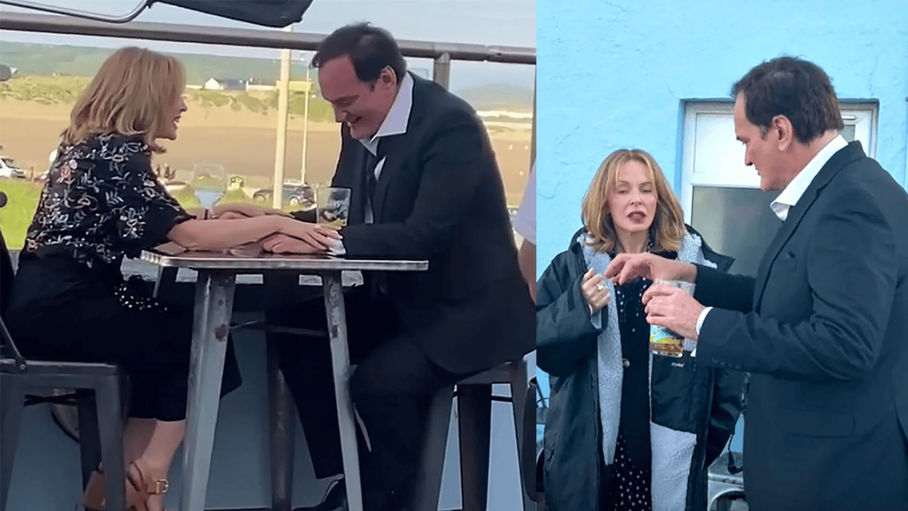 Quentin Tarantino ve Kylie Minogue Aynı Filmin Başrollerinde!