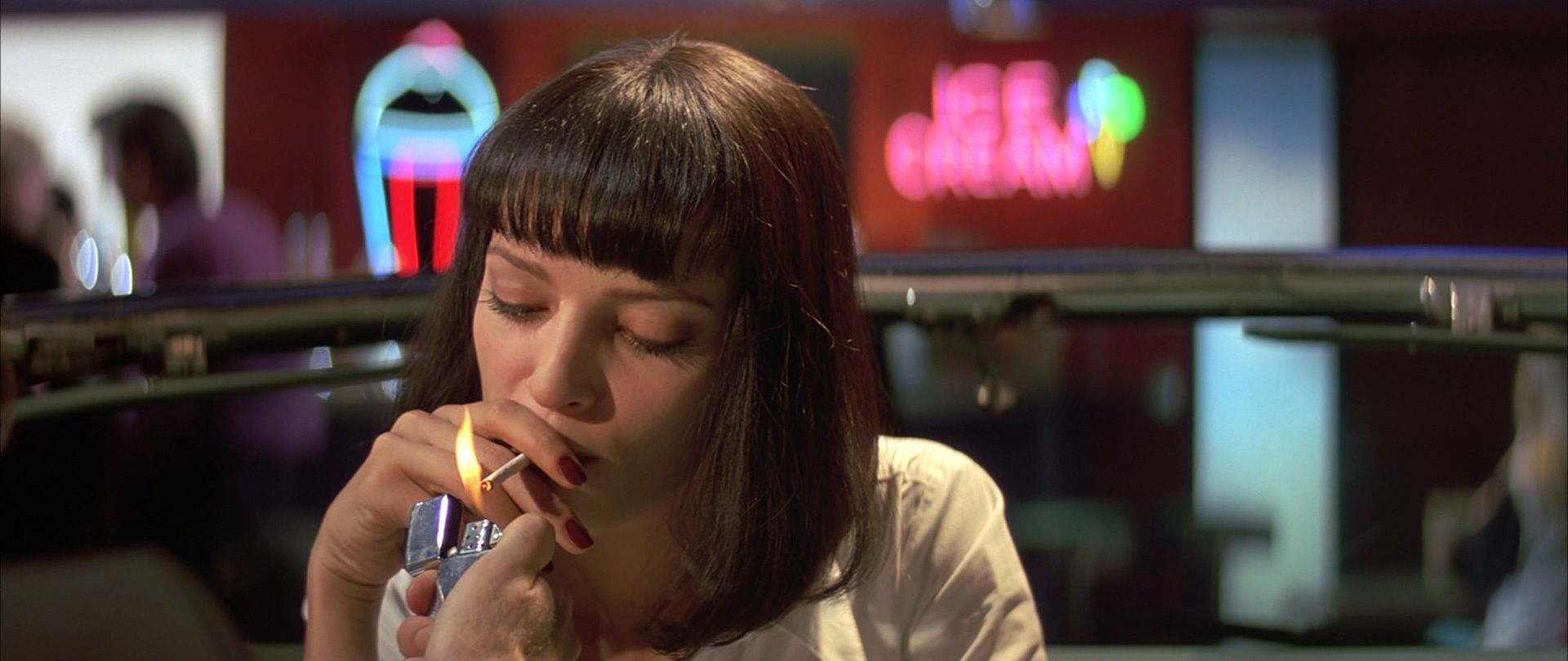 Mia wallace. Ума Турман Криминальное чтиво. Криминальное чтиво Миа Уоллес.