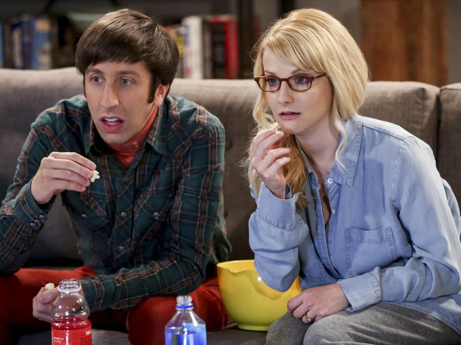 The Big Bang Theory - Sezon 12: Fotograf Melissa Rauch, Simon Helberg.