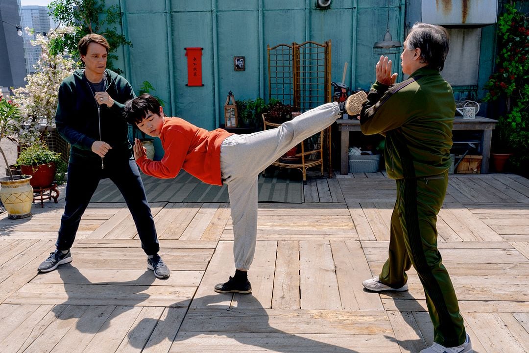 Karate Kid: Efsane Dövüşçüler  : Fotoğraf Ben Wang, Ralph Macchio, Jackie Chan