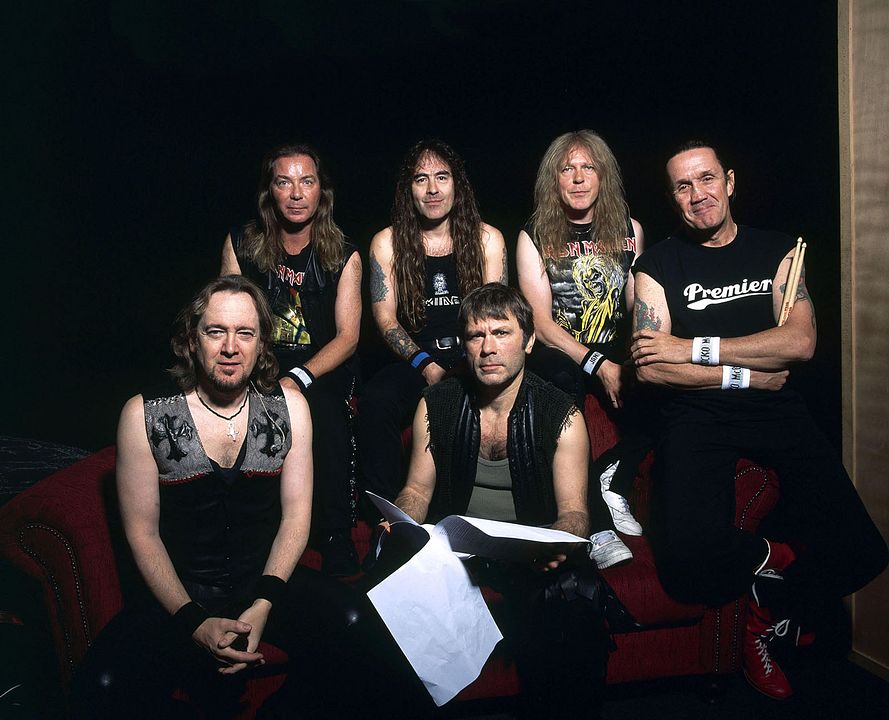 Iron Maiden: Burning Ambition : Fotoğraf Dave Murray, Janick Gers, Bruce Dickinson, Nicko McBrain, Steve Harris, Adrian Smith