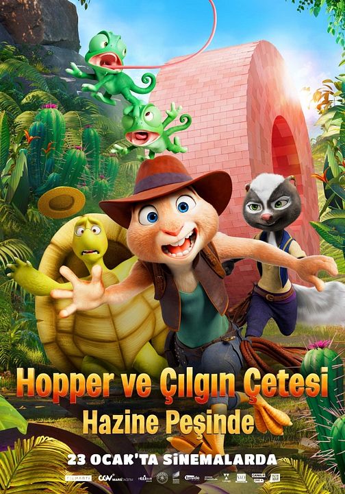 Hopper ve Çılgın Çetesi Hazine Peşinde : Afiş