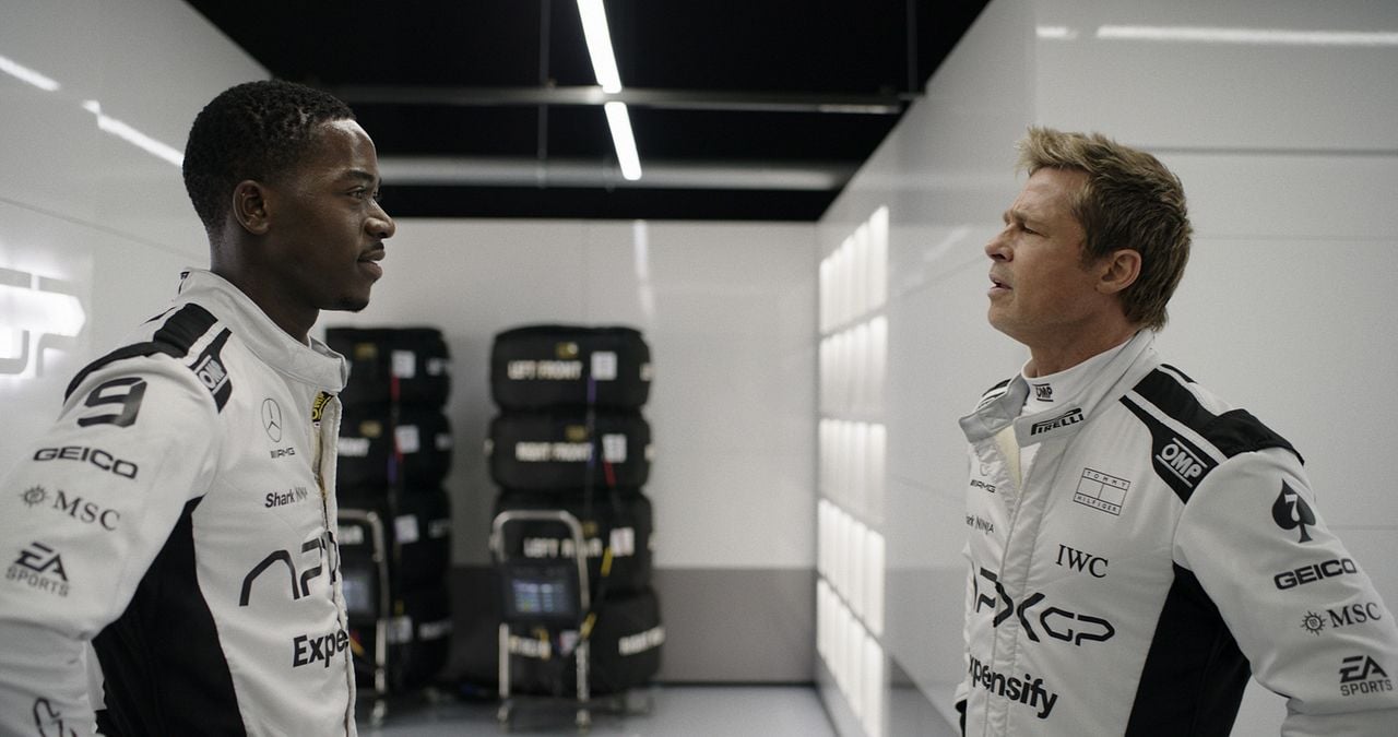 F1 Filmi : Fotoğraf Brad Pitt, Damson Idris