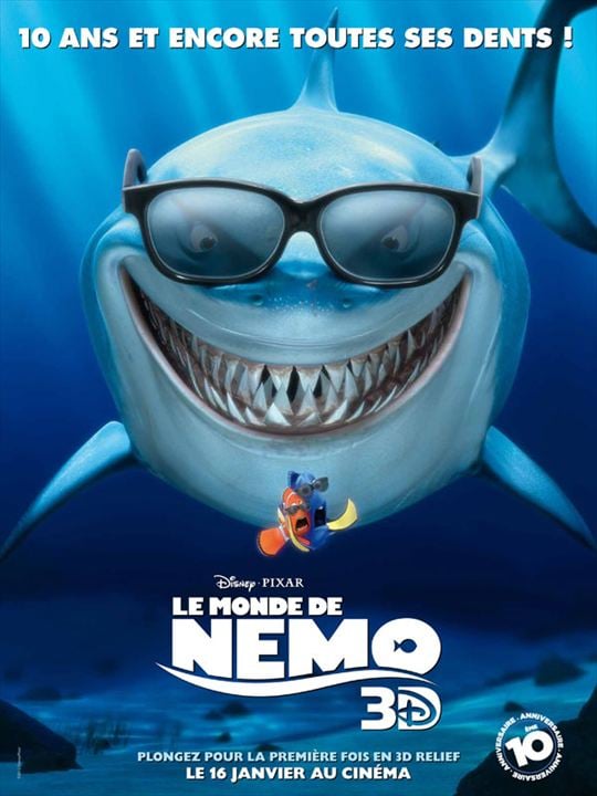 Kayıp Balık Nemo 3D : Afiş