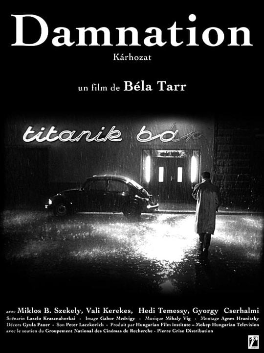Damnation : Afiş Bela Tarr