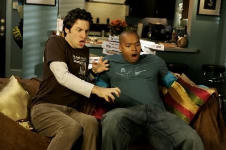 Fotoğraf Donald Faison, Zach Braff