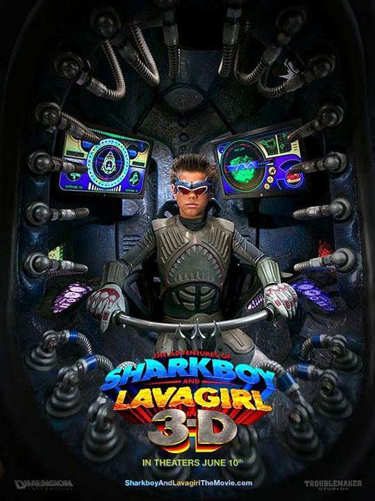 Adventures of Shark Boy & Lava Girl in 3-D, The : Afiş