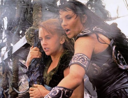 Fotoğraf Renée O'Connor, Lucy Lawless