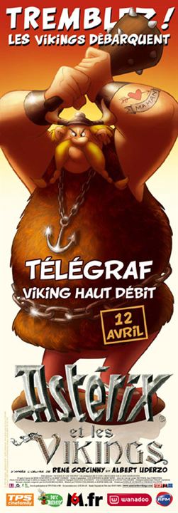 Asterix Vikinglere Karşı : Afiş Jesper Møller, Stefan Fjeldmark