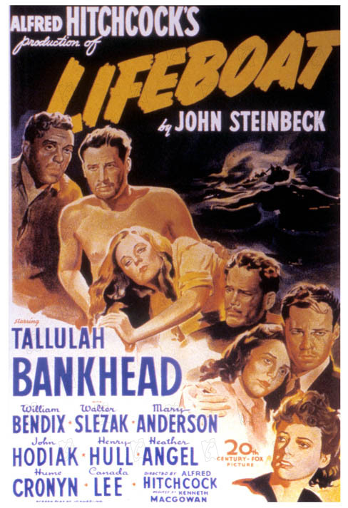 Lifeboat : Fotoğraf Alfred Hitchcock, Henry Hull, Mary Anderson, William Bendix, Hume Cronyn, Walter Slezak