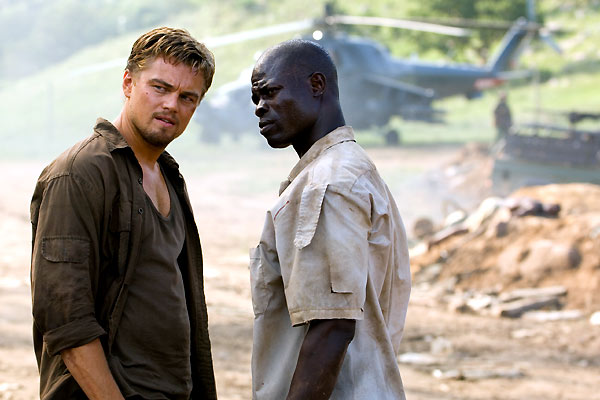 Kanlı Elmas : Fotoğraf Djimon Hounsou, Leonardo DiCaprio
