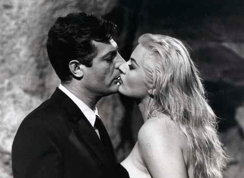 Tatlı Hayat : Fotoğraf Marcello Mastroianni, Anita Ekberg, Federico Fellini