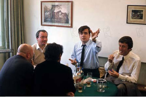 Siyah Gelinlik : Fotoğraf Claude Rich, Michael Lonsdale, François Truffaut, Michel Bouquet