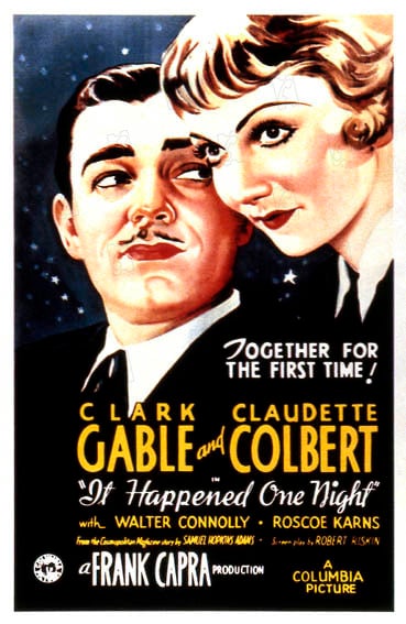 Bir Gecede Oldu : Fotoğraf Clark Gable, Claudette Colbert, Frank Capra