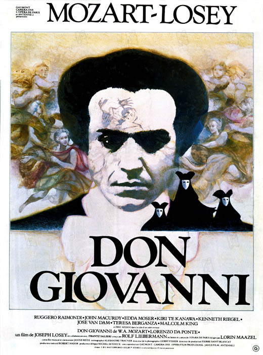 Don Giovanni : Afiş Joseph Losey
