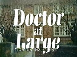 Doctor at Large : Afiş