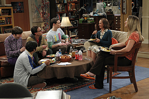 The Big Bang Theory : Fotoğraf Kunal Nayyar, Laurie Metcalf, Simon Helberg, Kaley Cuoco, Jim Parsons, Johnny Galecki