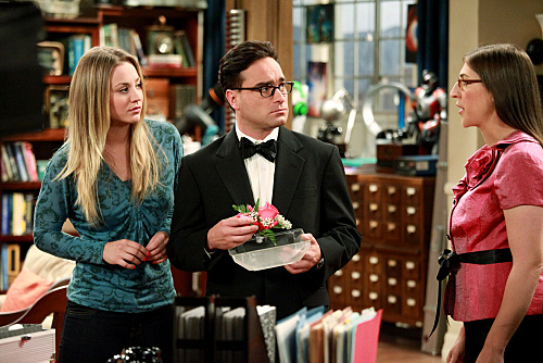The Big Bang Theory : Fotoğraf Kaley Cuoco, Johnny Galecki, Mayim Bialik