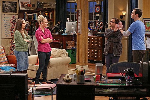 The Big Bang Theory : Fotoğraf Johnny Galecki, Mayim Bialik, Kaley Cuoco, Jim Parsons