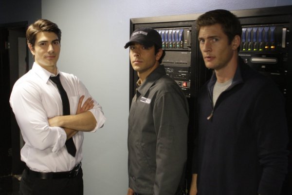 Fotoğraf Zachary Levi, Ryan McPartlin, Brandon Routh