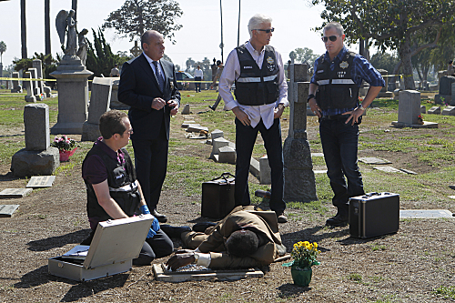 CSI: Crime Scene Investigation : Fotoğraf George Eads, David Berman, Ted Danson, Paul Guilfoyle (II)