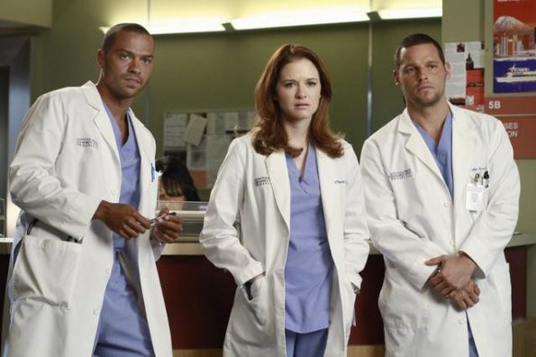 Grey's Anatomy : Afiş Jesse Williams, Justin Chambers (I), Sarah Drew