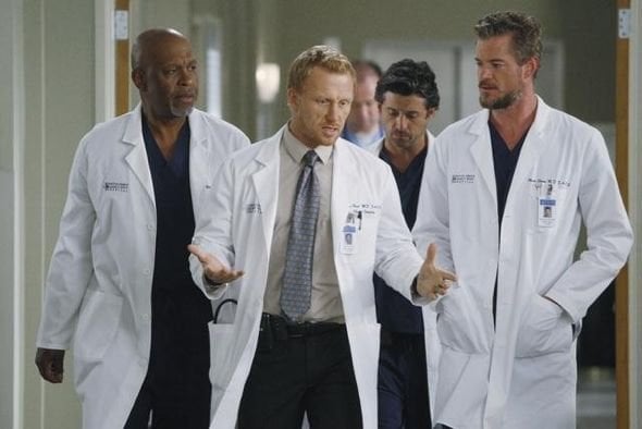 Grey's Anatomy : Afiş Eric Dane, Patrick Dempsey, James Pickens Jr., Kevin McKidd