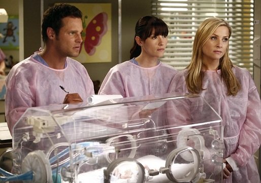 Grey's Anatomy : Fotoğraf Jessica Capshaw, Justin Chambers (I), Chyler Leigh