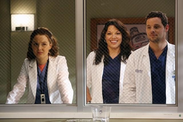 Grey's Anatomy : Fotoğraf Justin Chambers (I), Sara Ramirez, Camilla Luddington