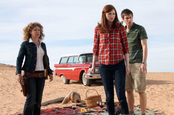 Doctor Who (2005) : Fotoğraf Arthur Darvill, Karen Gillan, Alex Kingston