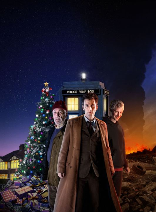 Doctor Who (2005) : Fotoğraf John Simm, David Tennant, Bernard Cribbins