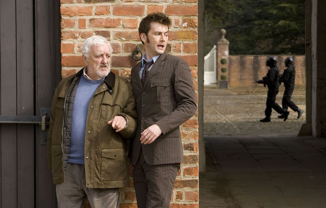 Doctor Who (2005) : Fotoğraf Bernard Cribbins, David Tennant