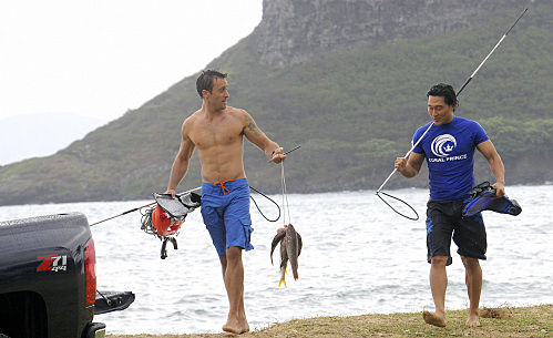 Fotoğraf Daniel Dae Kim, Alex O'Loughlin